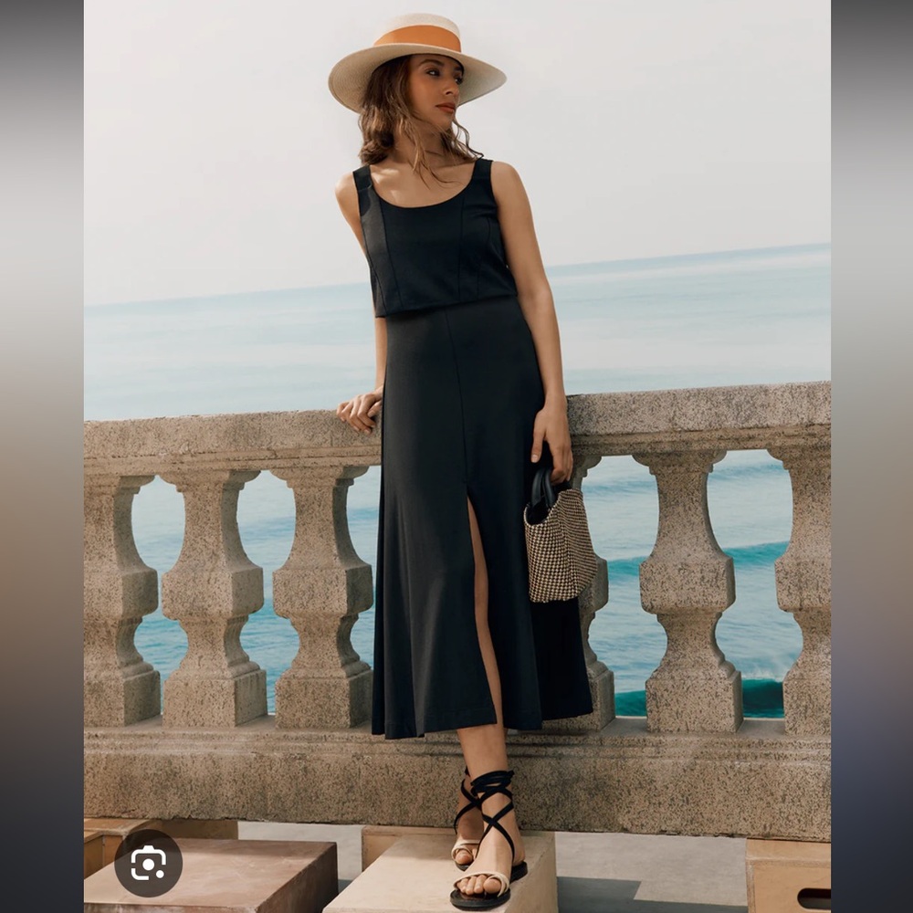 Cuyana 3 in 1 Duo Midi Dress